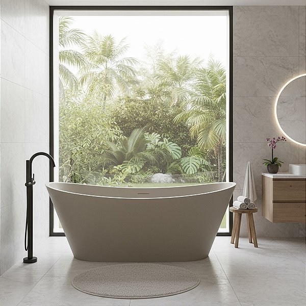 Banheira Porto Belo Warm GreyNew - IM1030WG