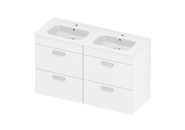 Gabinete Integrado 4 Gavetas 120X46 Com Lavatório Debba - B60041M100
