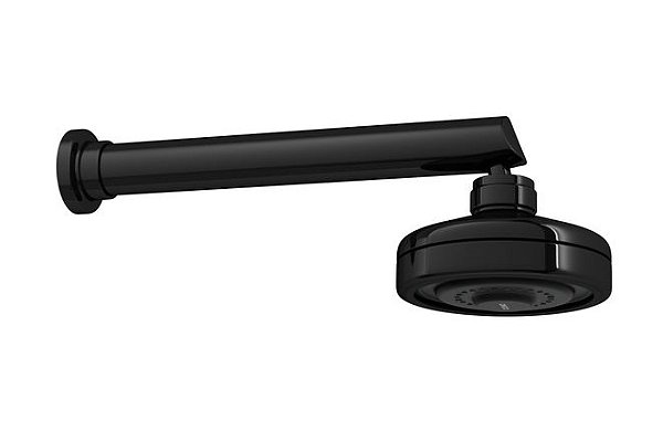 Chuv C/Tubo Parede Acqua Plus-Bl No - 1990.BL.CT.NO