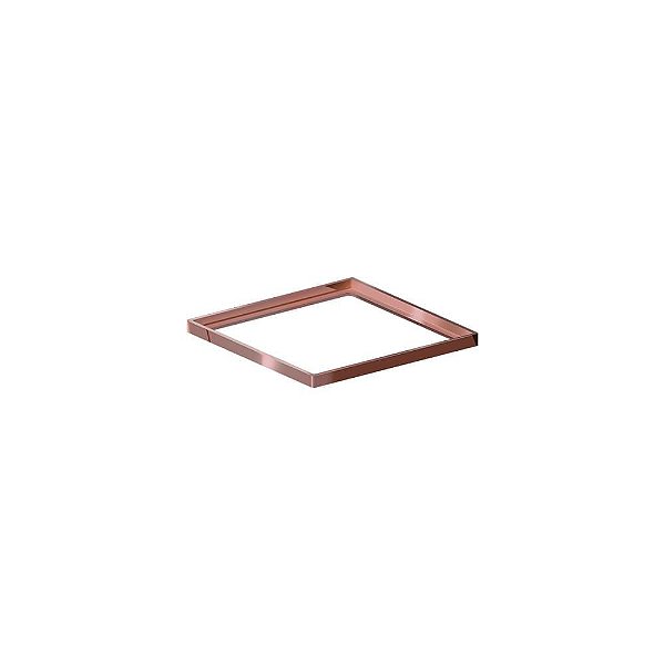 Elleve - Porta Grelha Quadrado 100Mm Rose Gold - 5572