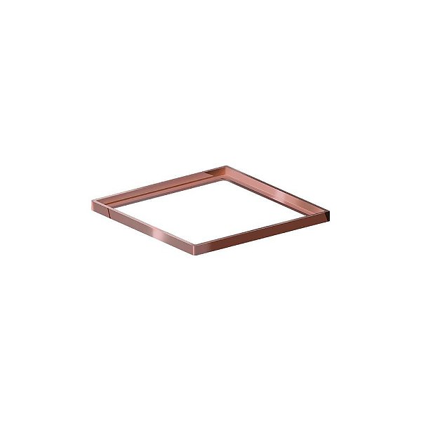 Elleve - Porta Grelha Quadrado 150Mm Rose Gold - 5576