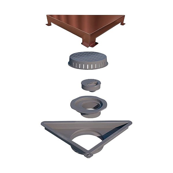 Elleve - Ralo Linear - Vertex Tampa Inox Rose Gold - 5633