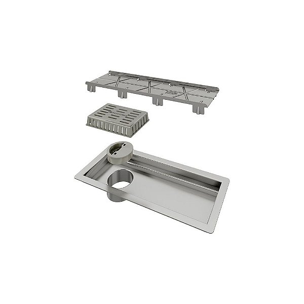 Elleve - Ralo Linear Tiny Tp Oculta 25Cm - 1801