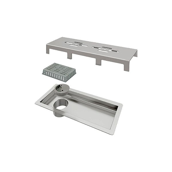 Elleve - Ralo Linear Tiny Tp Vazada 25Cm - 1802