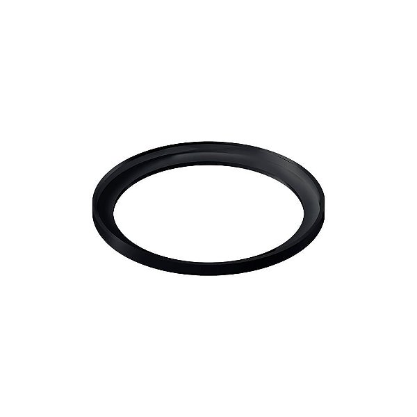 Elleve - Porta Grelha Redondo 150Mm Black Matte - 4192