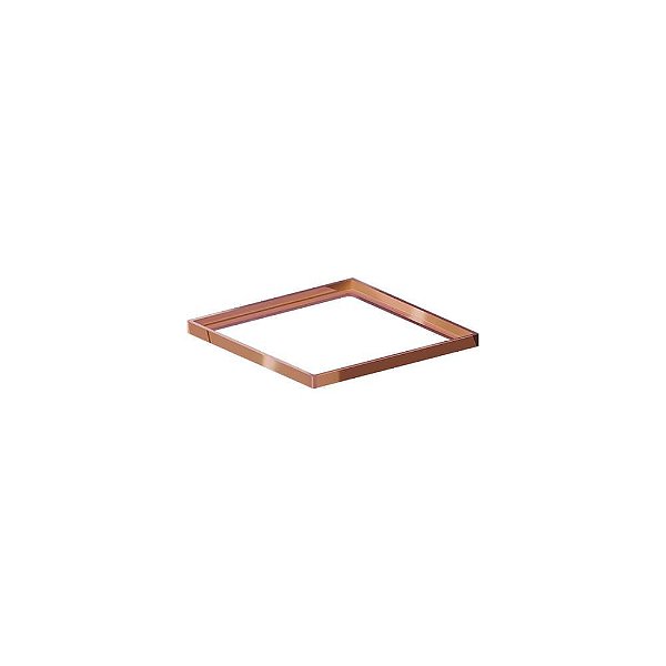 Elleve - Porta Grelha Quadrado 100Mm Red Gold - 4182