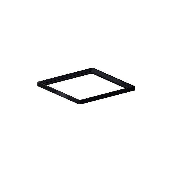 Elleve - Porta Grelha Quadrado 150Mm Black Matte - 4188