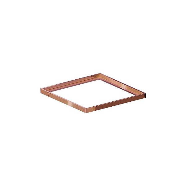 Elleve - Porta Grelha Quadrado 150Mm Red Gold - 4190