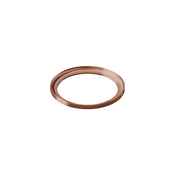 Elleve - Porta Grelha Redondo 100Mm Red Gold - 4186