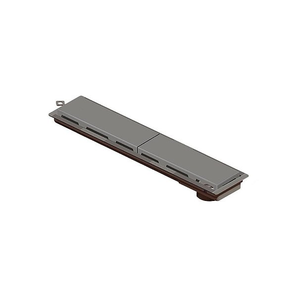 Novii - Ralo Linear Pvc Seco 50Cm Acab. Cinza - 4216