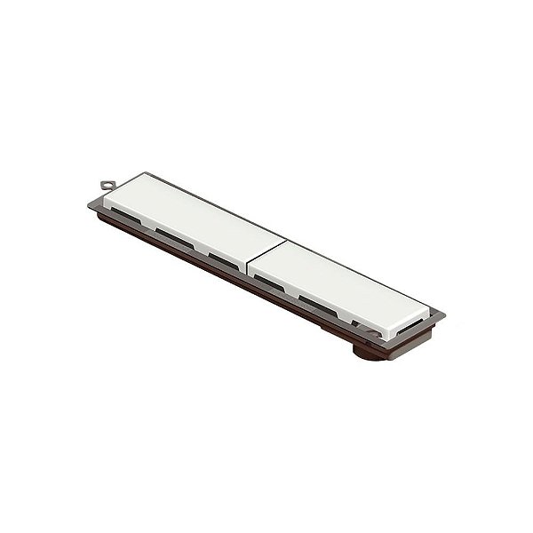 Novii - Ralo Linear Pvc Seco 50Cm Acab. Branco - 4219
