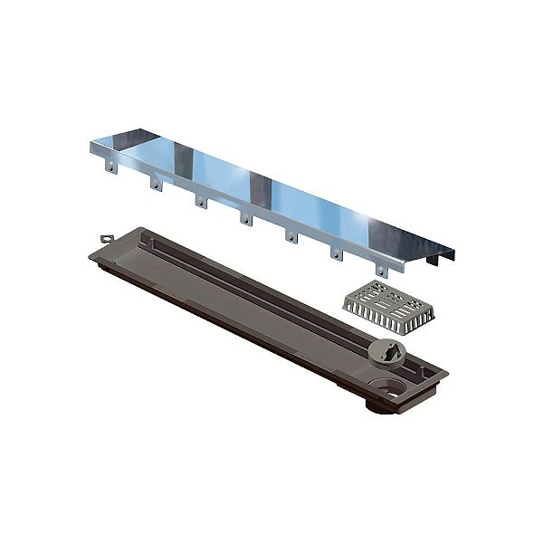 Novii - Ralo Linear Pvc Seco 50Cm Acab. Polido - 4220