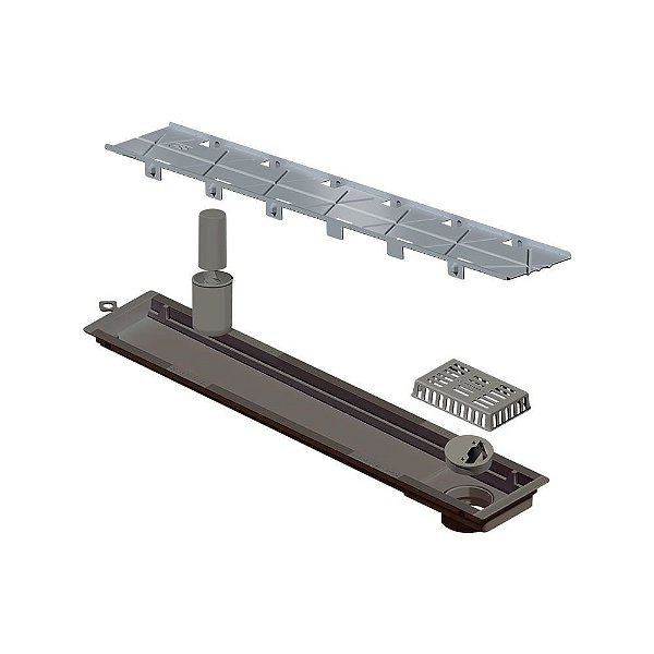 Elleve - Ralo Linear Versatile Tampa Oculta 50Cm - 4251