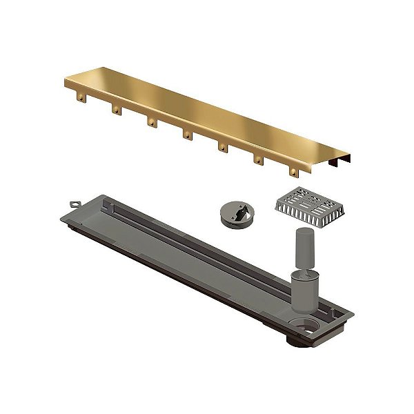 Elleve - Ralo Linear Versatile Tampa Gold 50Cm - 4253