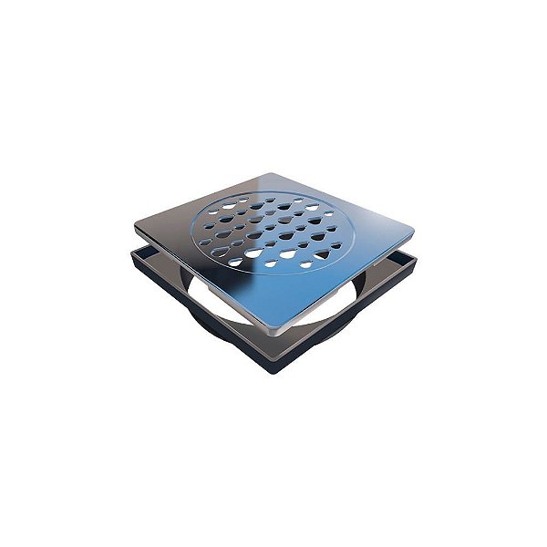 Novii - Grelha Quadrada 150Mm Polida - 5204