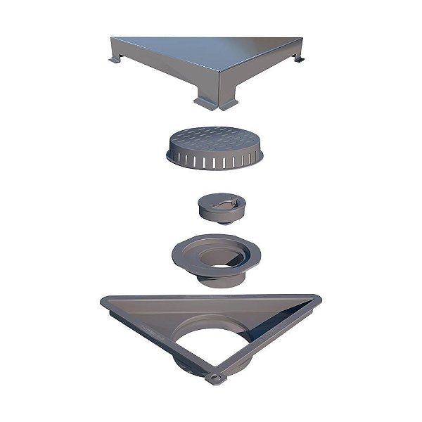 Elleve - Vertex Tampa Inox Escovada - 5208