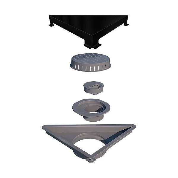 Elleve - Vertex Tampa Inox Black Matte - 5212