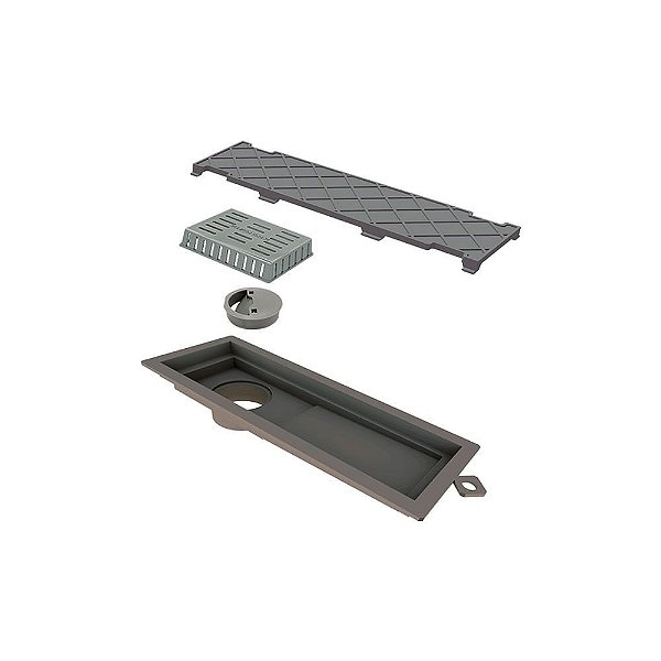 Novii - Ralo Linear Pvc 25Cm Oculto - 6083
