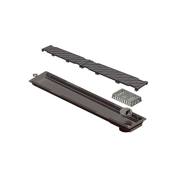 Novii - Ralo Linear Pvc Seco 50Cm Oculto - 6084