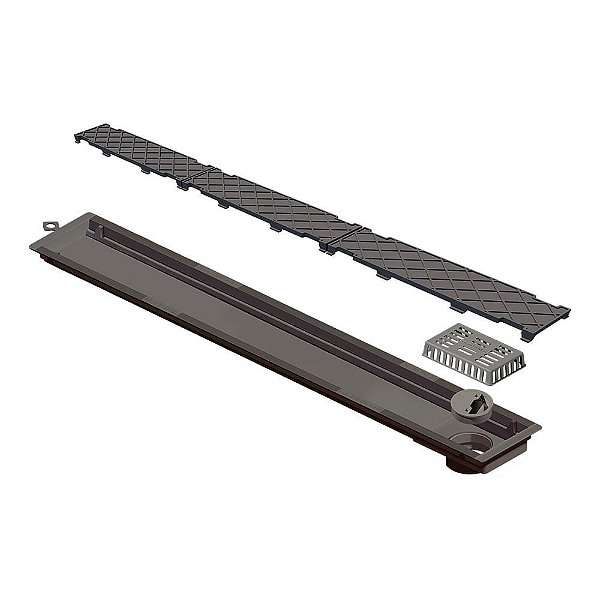 Novii - Ralo Linear Pvc Seco 75Cm Oculto - 6085