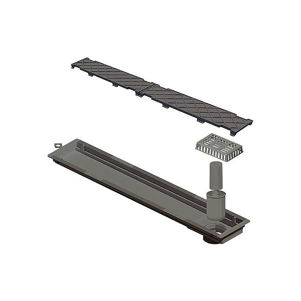 Novii - Ralo Linear Pvc Sifonado 50Cm Oculto - 6086