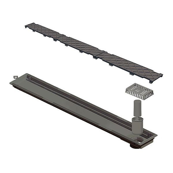 Novii - Ralo Linear Pvc Sifonado 75Cm Oculto - 6087