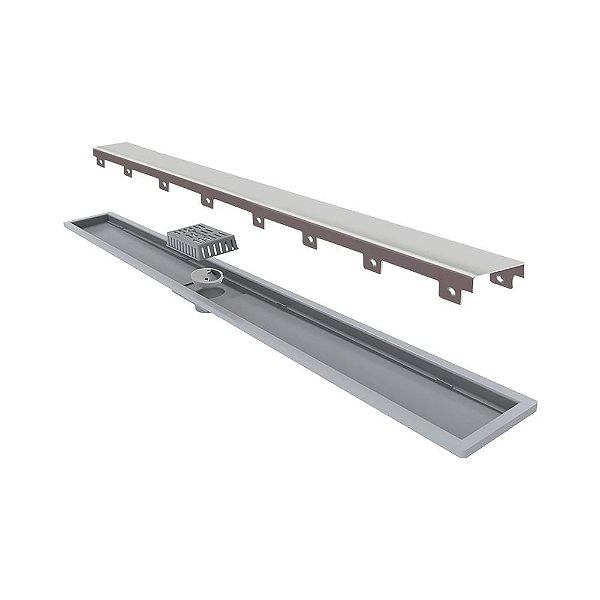 Elleve - Ralo Linear Royal - Tampa Inox 60 Cm - 8603
