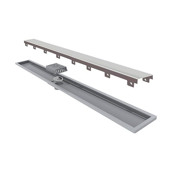 Elleve - Ralo Linear Royal - Tampa Inox 70 Cm - 8604