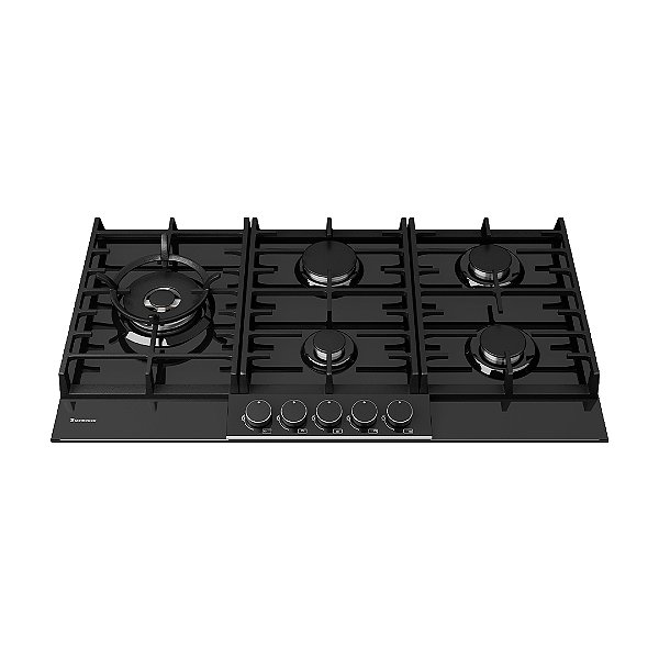 Cooktop Montreal Vidro 90Cm Gás - 5 Queimadores - 20.07.41109
