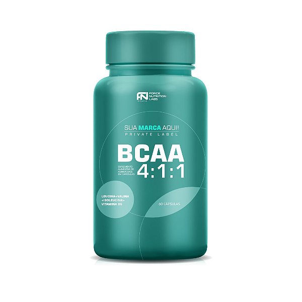 BCAA Private Label - 60 Cápsulas