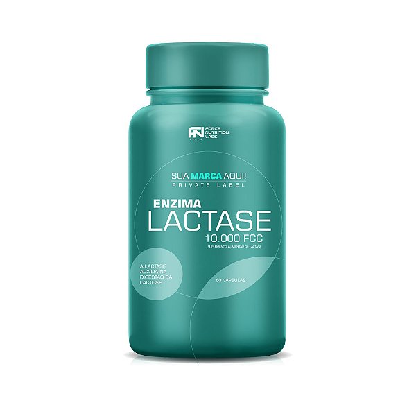 Enzima Lactase 10.000 FCC - 60 Cápsulas