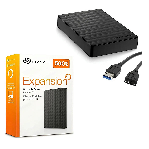 HD EXTERNO 500GB SEAGATE 2,5"  3.0 USB
