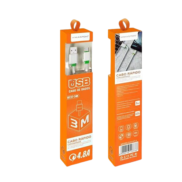 Cabo de carregamento USB x C Hmaston 3M