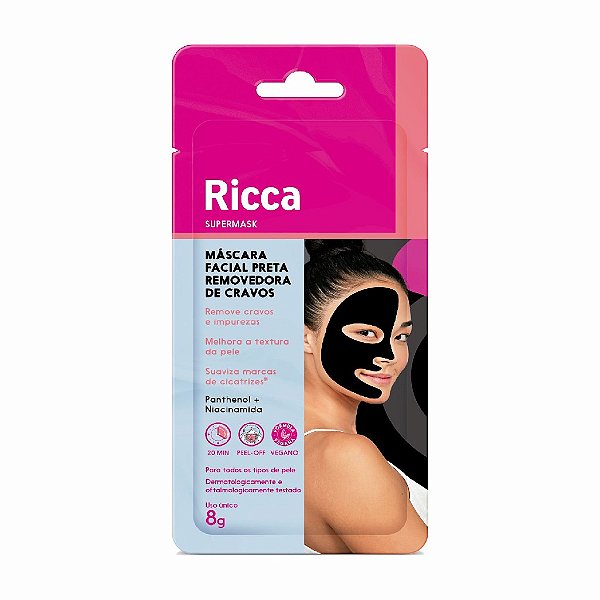MASCARA FACIAL PRETA P LIMPEZA DA PELE (BELLIZ)
