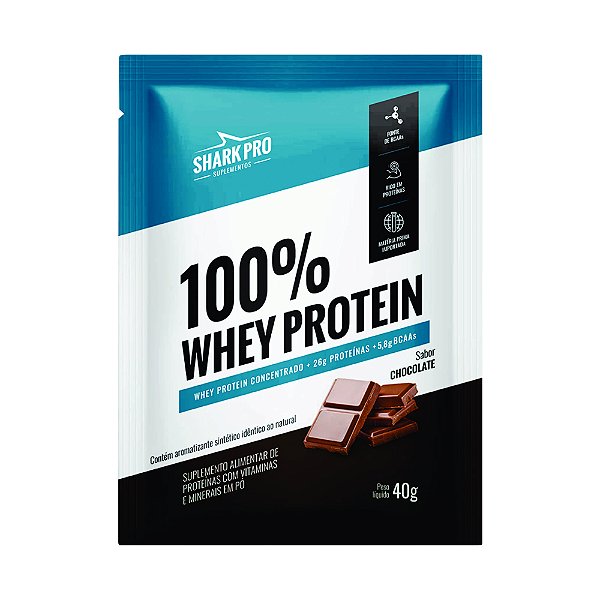 SACHE WHEY 100% CHOCOLATE - 40GR