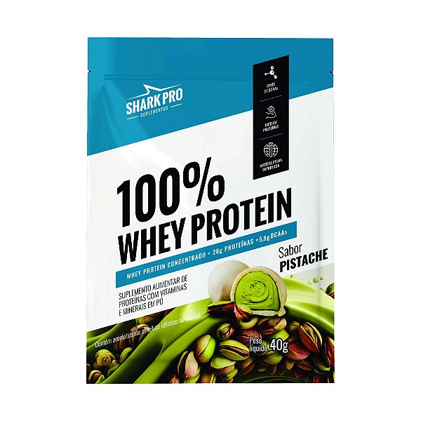 SACHE WHEY 100% PISTACHE - 40GR