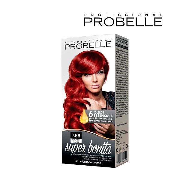 COLORACAO SB 7.66 50ML LOURO MED VERM IN (PROBELLE)