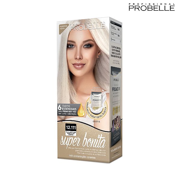 COLORACAO SB 12.111 50ML LOURO PLATINADO CINZA SUPER INTENSO (PROBELLE)