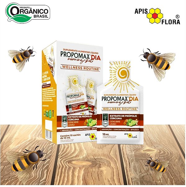 PROPOMAX DIA MORNING SHOT (DISPLAY C/ 10 SACHES DE 10 ML) (APIS FLORA)