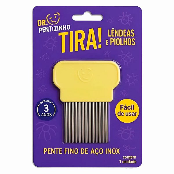 PENTE FINO PENTIZINHO DE ACO INOX