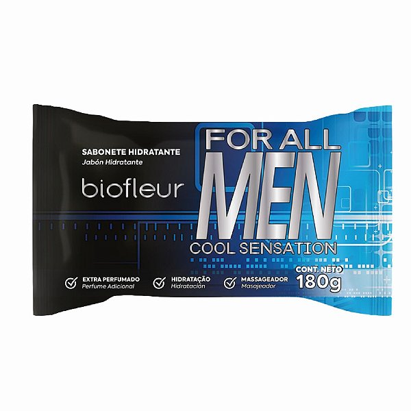 SABONETE BARRA FOR ALL MEN 180G- BIOFLEUR