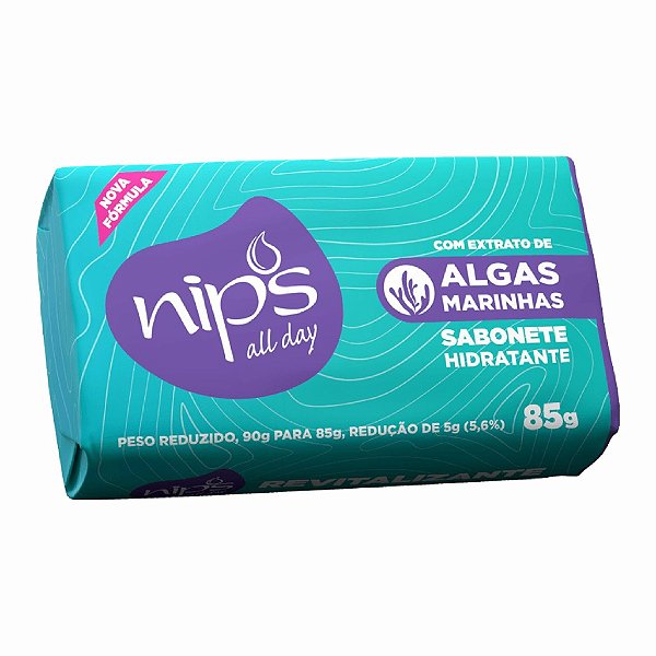 SABONETE BARRA ALGAS MARINHAS NIPS 85G- BIOFLEUR