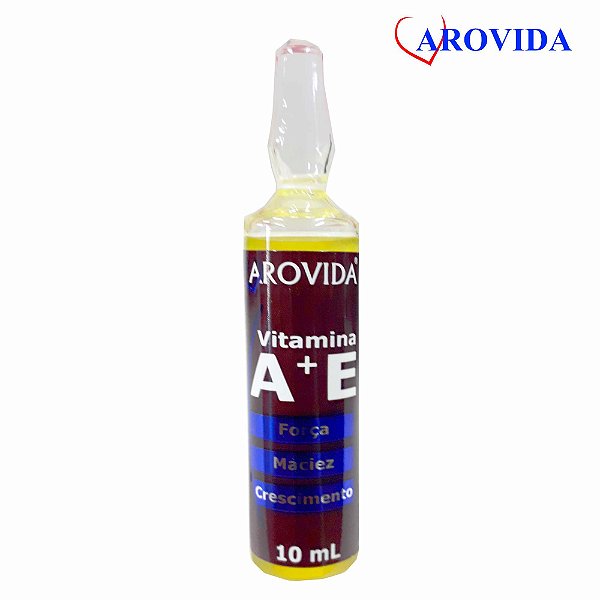 VITAMINA CAPILAR A+E 10ML C/ 24 UN (AROVIDA)
