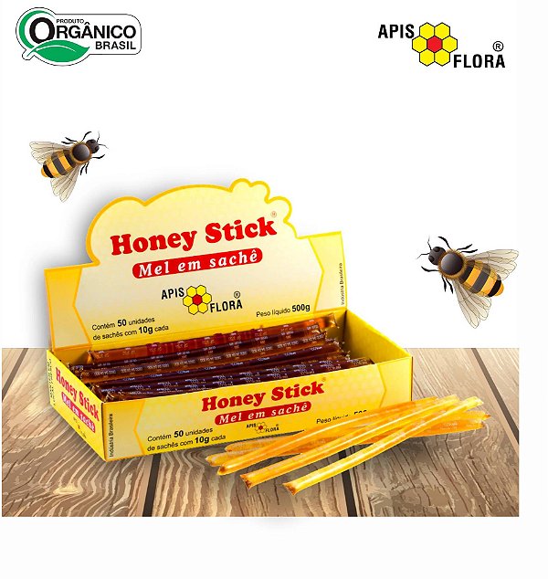MEL HONEY STICK C/50 SACHES DE 10G (APIS FLORA)