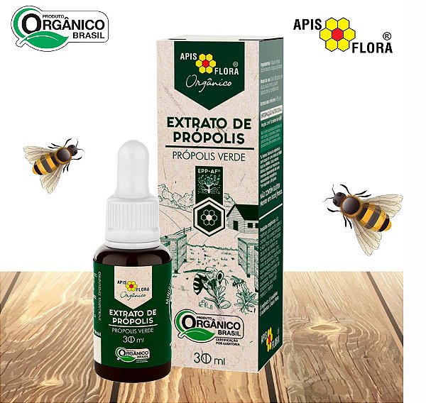 EXTRATO DE PROPOLIS VERDE ORGANICO (APIS FLORA)
