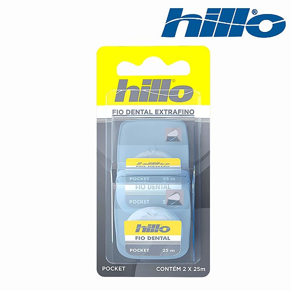FIO DENTAL EXTRAFINO POCKET 2X25M (HILLO)