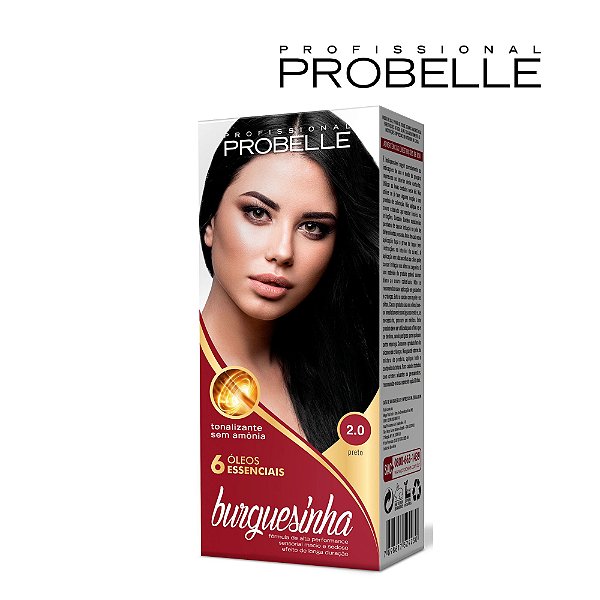 TONAL. BURGUESINHA 2.0 50ML PRETO (PROBELLE)