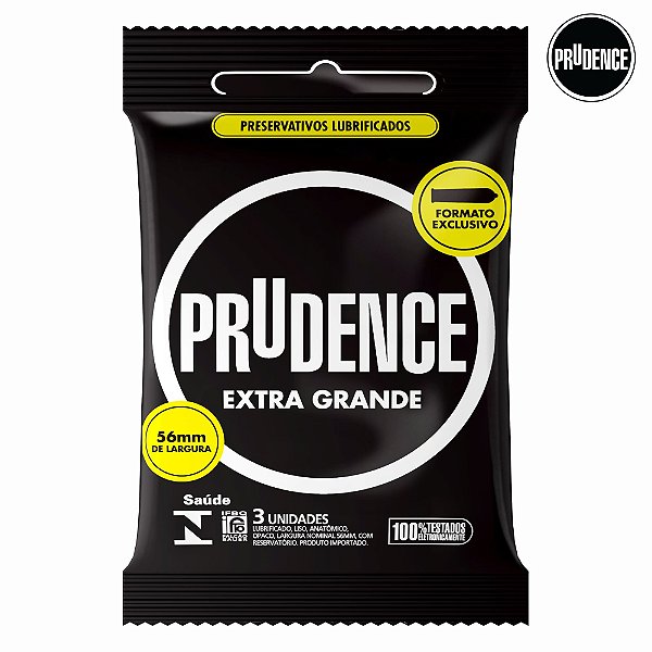 PRESERVATIVO EXTRA GRANDE 3UND (PRUDENCE)