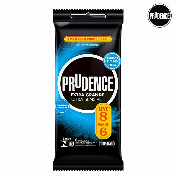 PRESERVATIVO EXTRA GDE ULTRA SENSIVEL L8P6 (PRUDENCE)