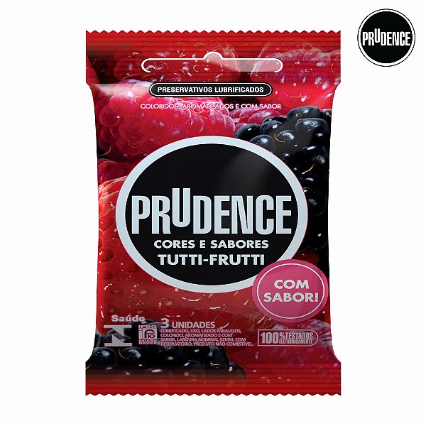 PRESERVATIVO SABOR TUTTI-FRUTTI 3UND (PRUDENCE)